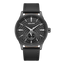 Police black dial gunmetal stainless steel watch black leather strap men luxury watch Shop the Latest Online