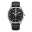 Police stainless steel watch black dial black leather strap men fashion watch Exclusive Online