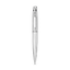 Police Clarendon silver ballpoint pen with full stainless steel plating and signature branding