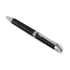 Police Felix black enamel ballpoint pen with stainless steel trims minimal luxury writing instrument Paris Gallery Qatar Find Online Today
