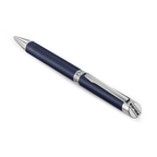 Police Felix blue enamel ballpoint pen stainless steel trims luxury writing pen Paris Gallery Qatar Shop the Latest Online