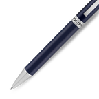 Police Felix blue enamel ballpoint pen stainless steel trims luxury writing pen Paris Gallery Qatar Shop the Latest Online