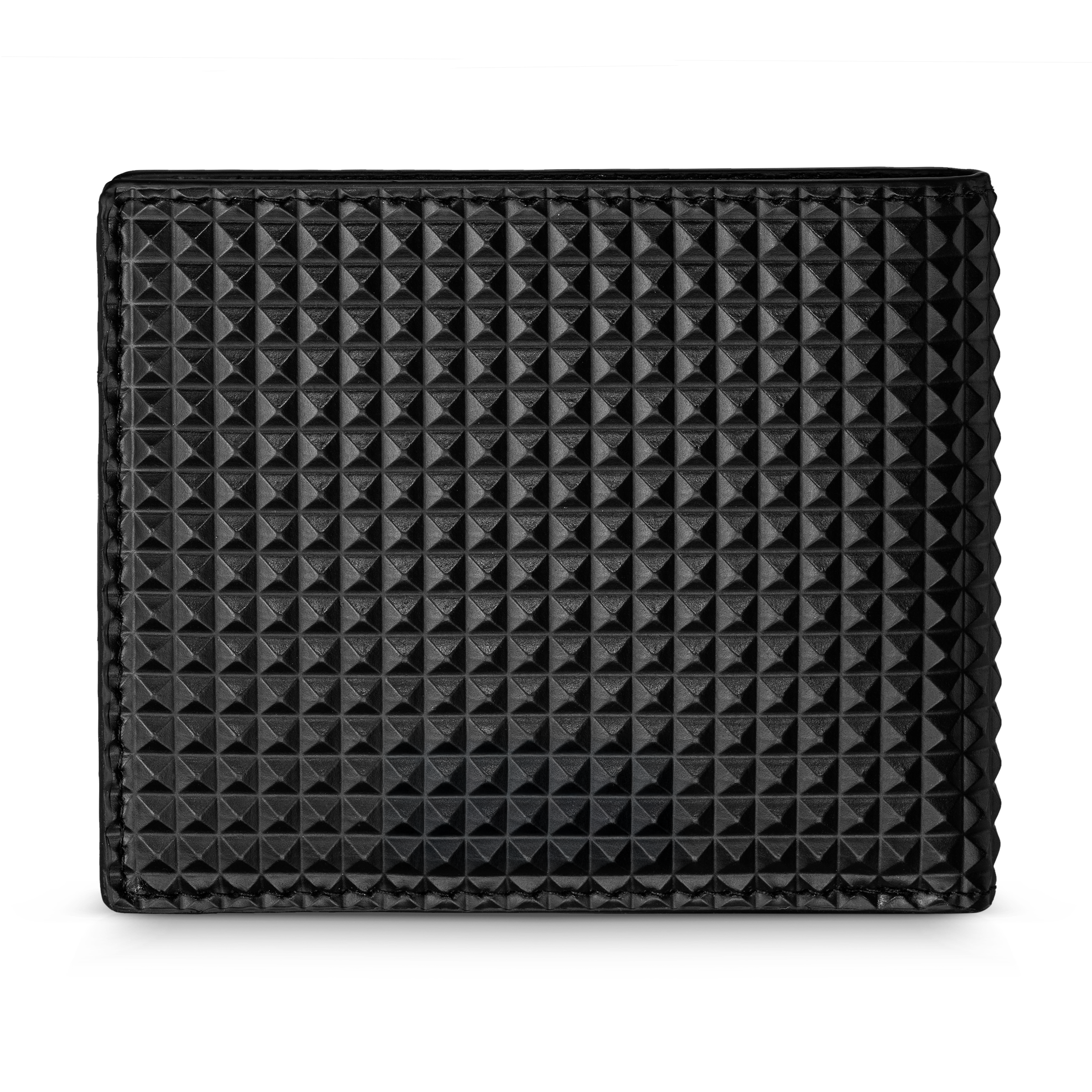 Police Pyramid Black Leather Wallet with Coin Holder Secondary image