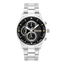 Police stainless steel chronograph watch black dial steel bracelet men watch Shop Now Online
