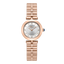 Police women's rose gold-tone watch with white dial, crystal accents and matching stainless steel bracelet