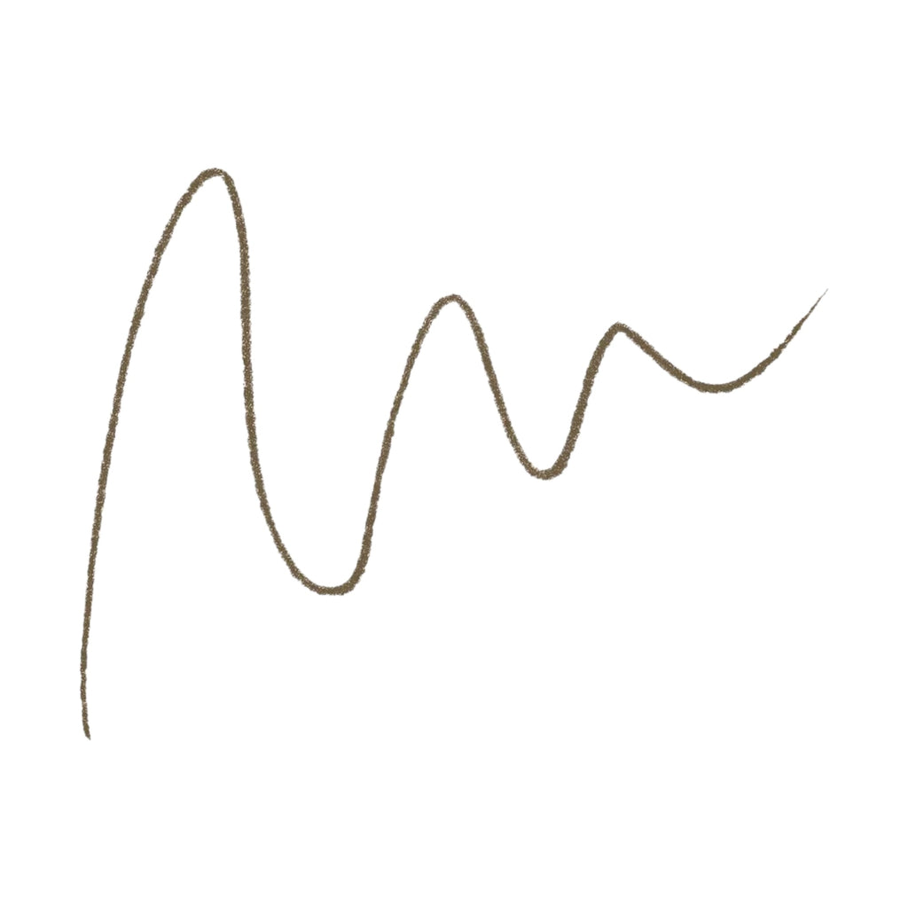 Dark brown, textured, wavy line.