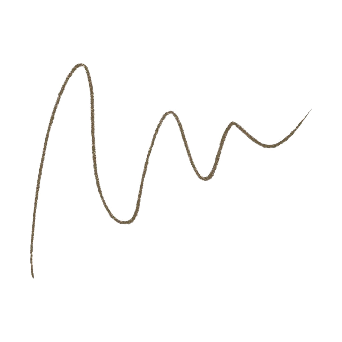 Dark brown, textured, wavy line.