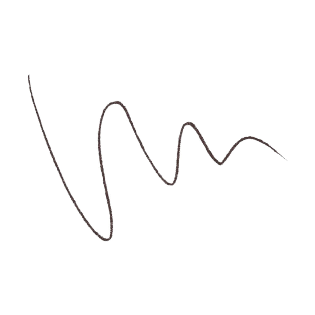 Dark brown wavy line swatch with a slightly textured, matte finish.