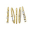 Buckley London 5Pc Stacking Ring Set Imitation Gold (10K) Plate Small Size