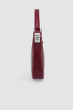 By Far Rhea Creased Calf Leather Sour Cherry