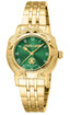 Roberto Cavalli by Franck Muller ladies green dial gold-tone snake embellished watch shop now online at Paris Gallery Qatar