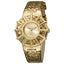 Roberto Cavalli ladies gold watch with textured leather strap – Available for Online Purchase