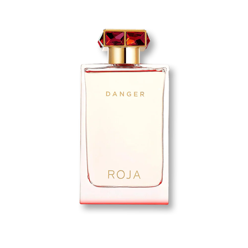 Roja Parfums Danger Pour Femme Eau de Parfum 75ml luxury women's fragrance bottle with red gemstone cap