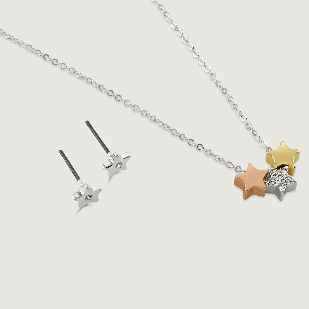 Buckley London Starburst Earrings And Pendant Set Imitation Mixed O/S SS24 Buckley London Starburst Earrings And Pendant Set Imitation Mixed O/S SS24