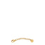 Gold-toned steel bracelet extender chain with oval links, a lobster clasp, and a small round charm with 'Luca Barra' engravin
