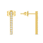 Police Medellin Crystals Sleek Drop Earrings