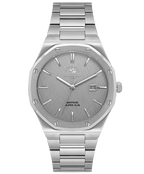 Santa Barbara Polo & Racquet Club Noble Men Silver Dial Silver Watch