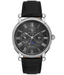 Santa Barbara Polo & Racquet Club Legend  Men's Black Dial Black Leather Strap watch -
