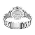 Police Soul Men's 50MM Silver Chronograph Stainless Steel Strap Watch