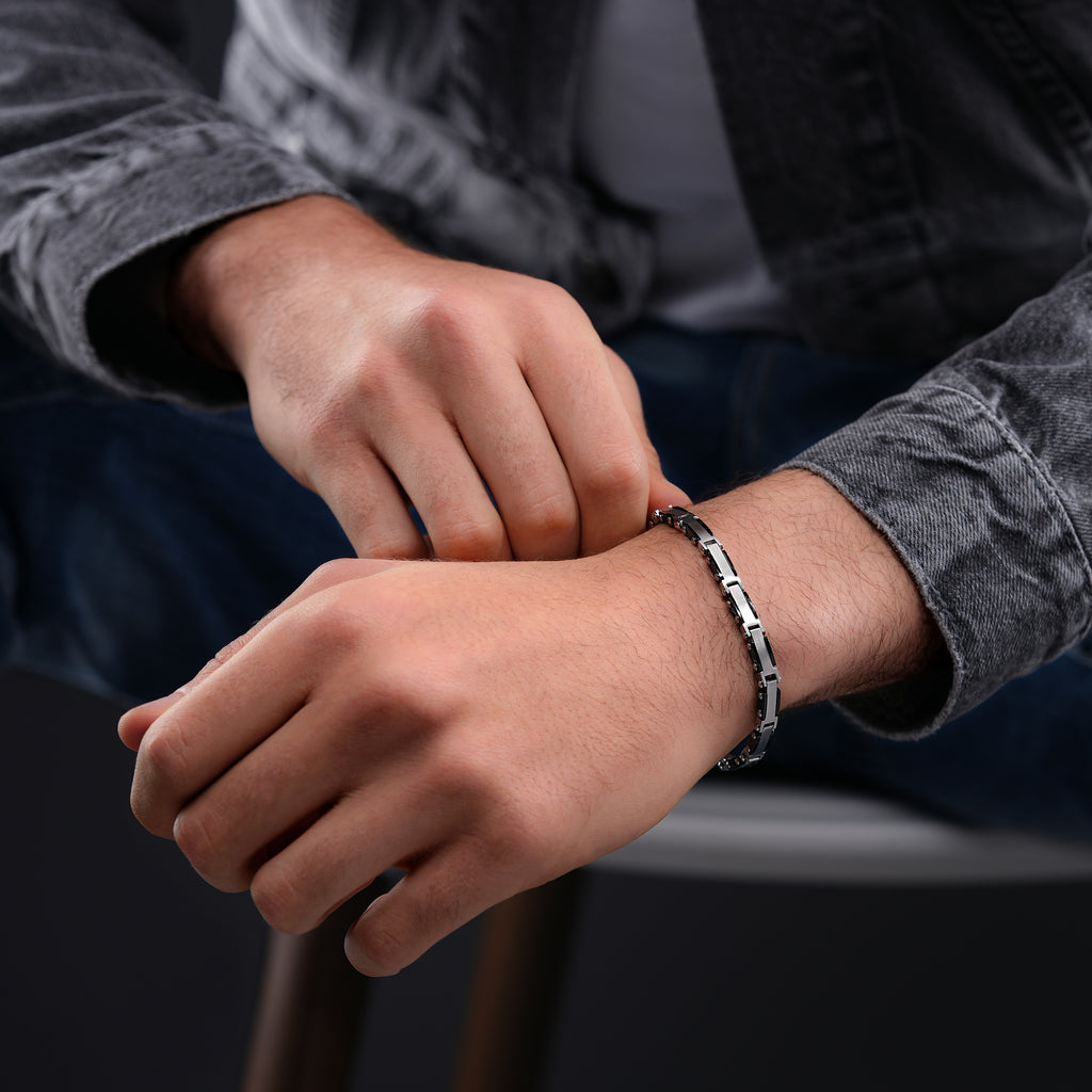 Police Spire Men's Multicolor Bracelet Stainless Steel
