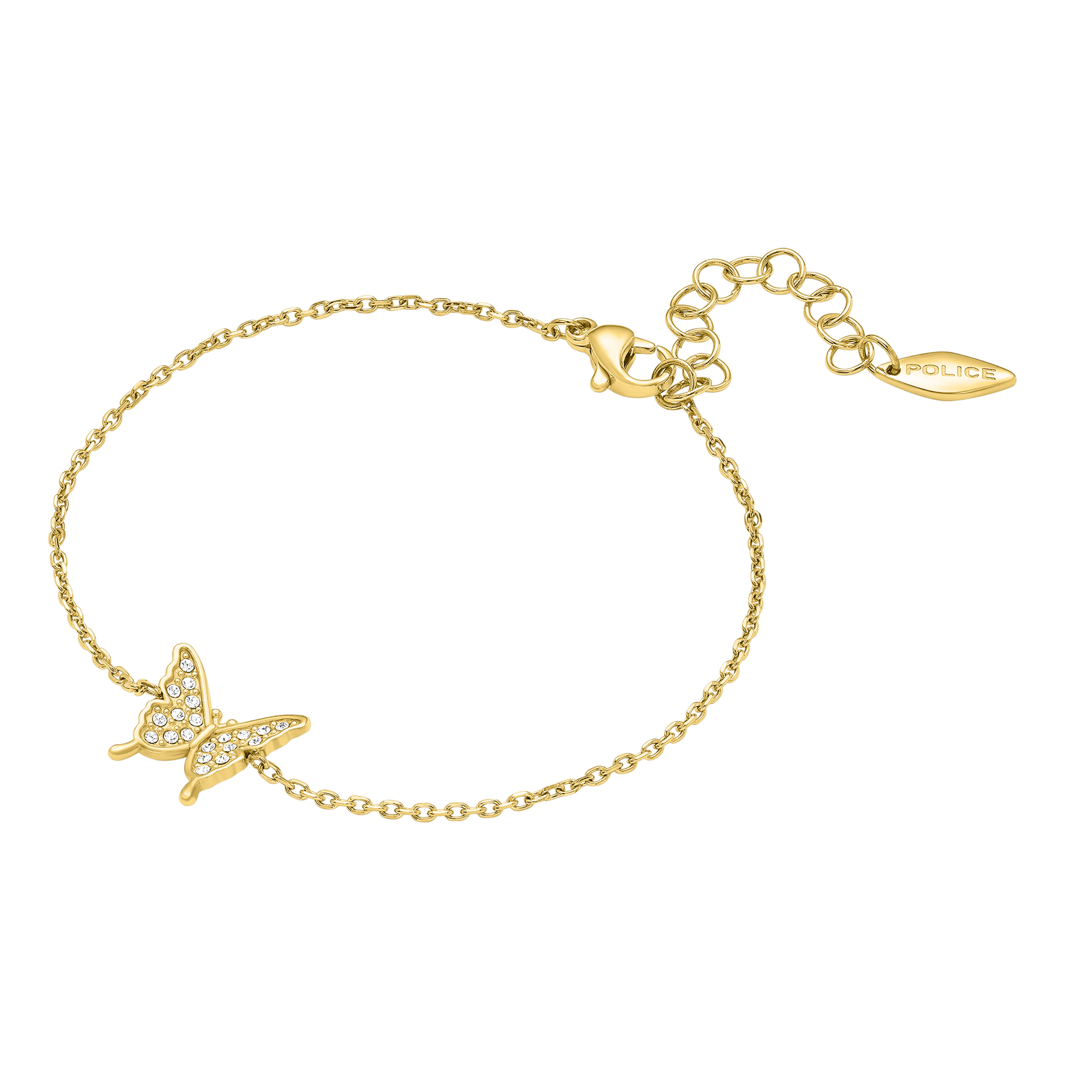 Police Spirit Butterfly Charm Bracelet Police Spirit Butterfly Charm Bracelet