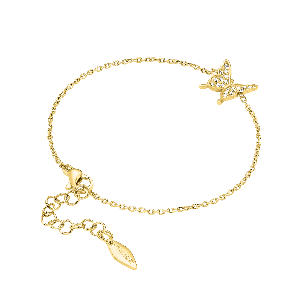 Police Spirit Butterfly Charm Bracelet Police Spirit Butterfly Charm Bracelet