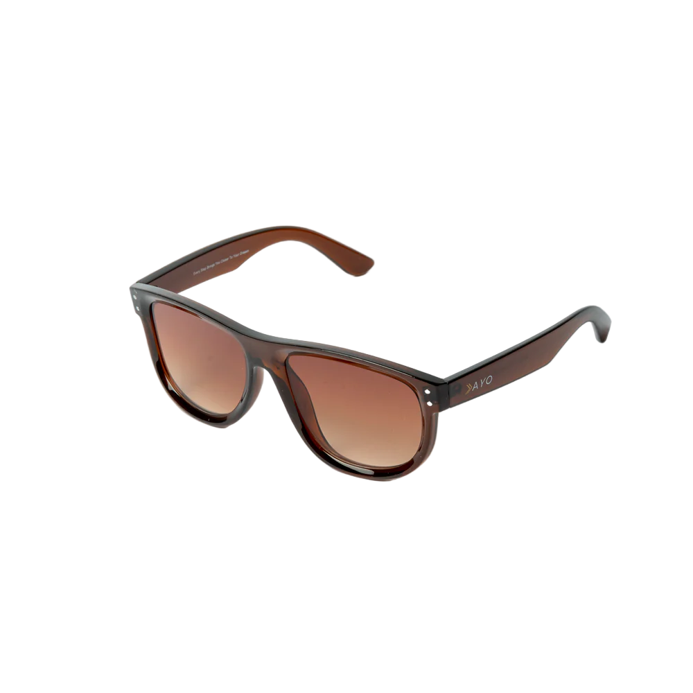 VAYO Aurora Women's Square Sunglass Brown VAYO Aurora Women's Square Sunglass Brown