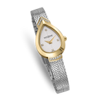 Saint Honoré Paris gold IP diamond watch white dial two tone bracelet luxury watch Paris Gallery Qatar Shop Now Online