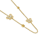 Saint Honoré gold plated butterfly long necklace with cut out design chain for women Paris Gallery Qatar Find Online Today