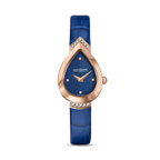 Saint Honoré Paris rose gold diamond watch with blue dial and strap luxury watch Paris Gallery Qatar Exclusive Online