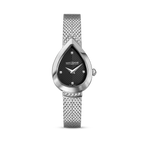 Saint Honoré Paris stainless steel diamond watch with black dial bracelet luxury watch Paris Gallery Qatar Shop Now Online