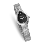 Saint Honoré Paris stainless steel diamond watch with black dial bracelet luxury watch Paris Gallery Qatar Shop Now Online