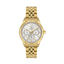 Santa Barbara Polo & Racquet Club men's gold-tone multifunction stainless steel watch with white dial and subdials.