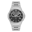Santa Barbara Polo & Racquet Club men's watch with a gunmetal grey dial, silver-toned case, and integrated silver-toned metal