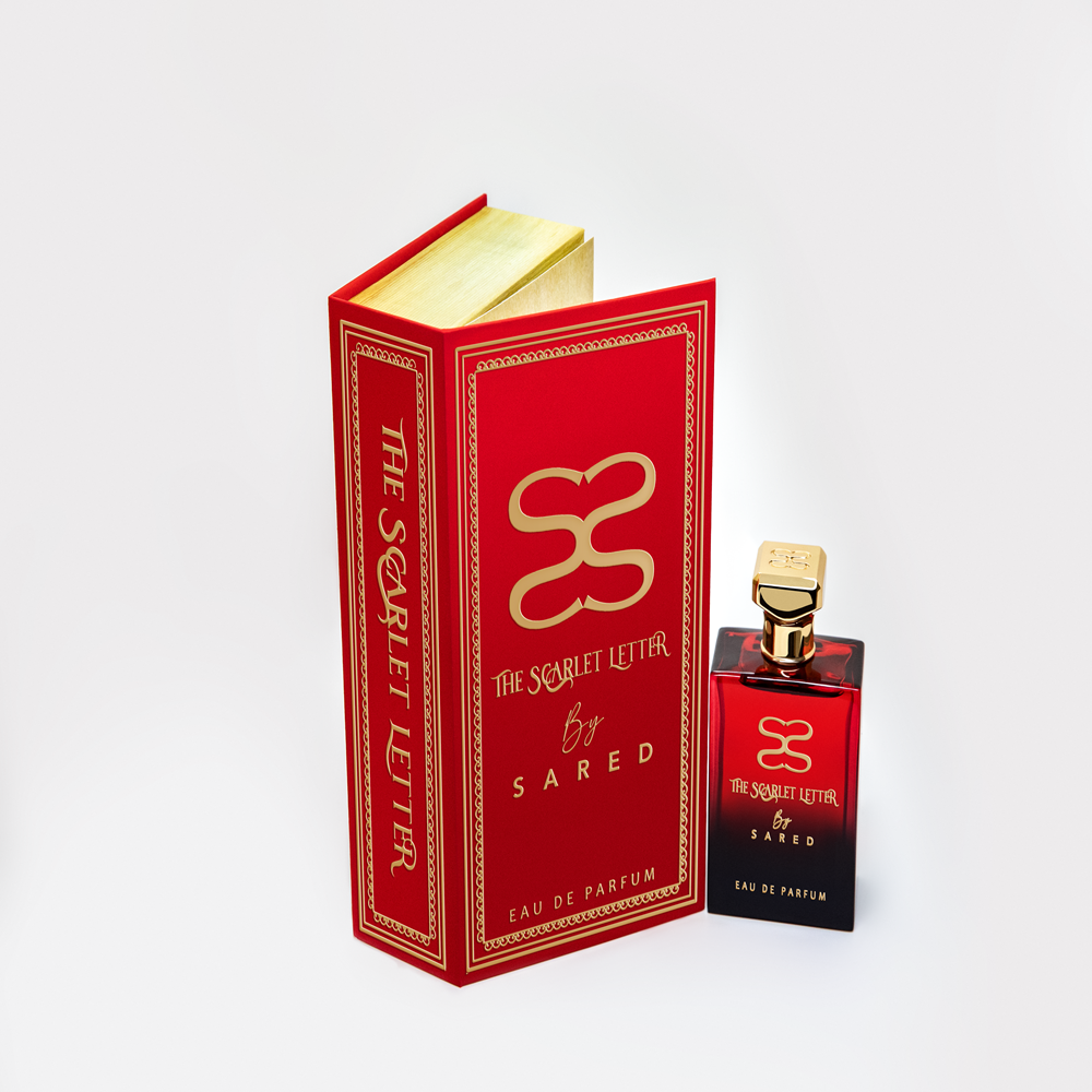 Sared The Scarlet Letter Eau de Parfum 100ml luxury red perfume bottle Paris Gallery Qatar Now Online