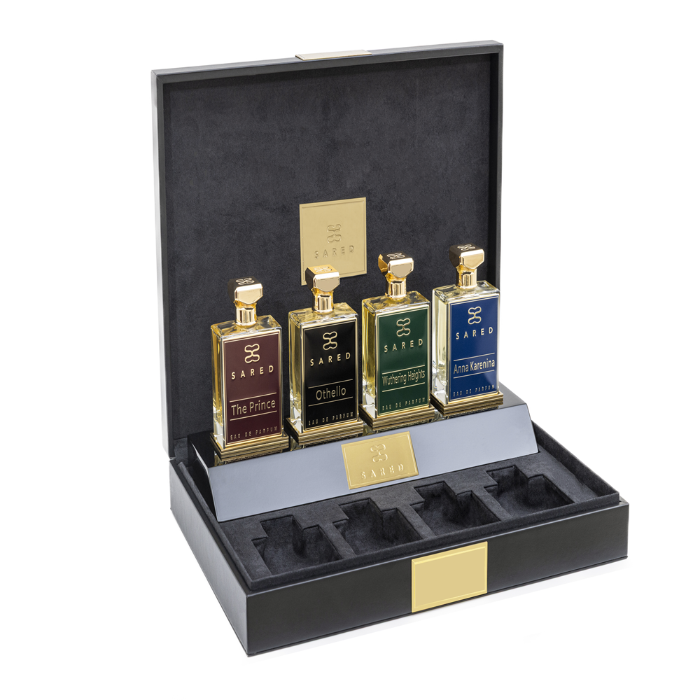 Sared Vintage Collection perfume gift set 4x100ml luxury box Paris Gallery Qatar Shop Now Online