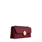 Mlouye Seal Clutch Leather Bag Bordeaux