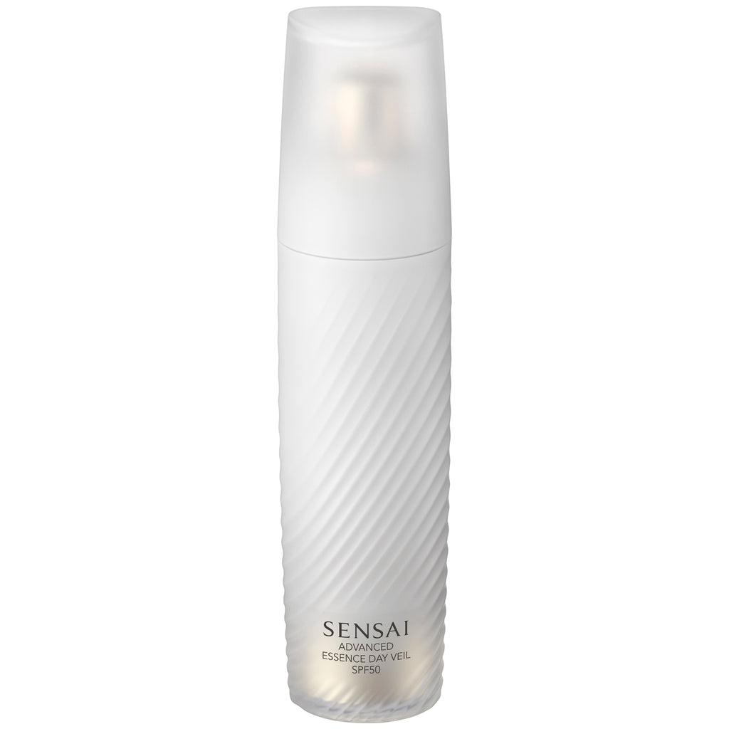 Sensai Advanced Essence Day Veil SPF50 facial sunscreen and anti-aging skincare treatment available online at Paris Gallery Qatar – Find Online Today