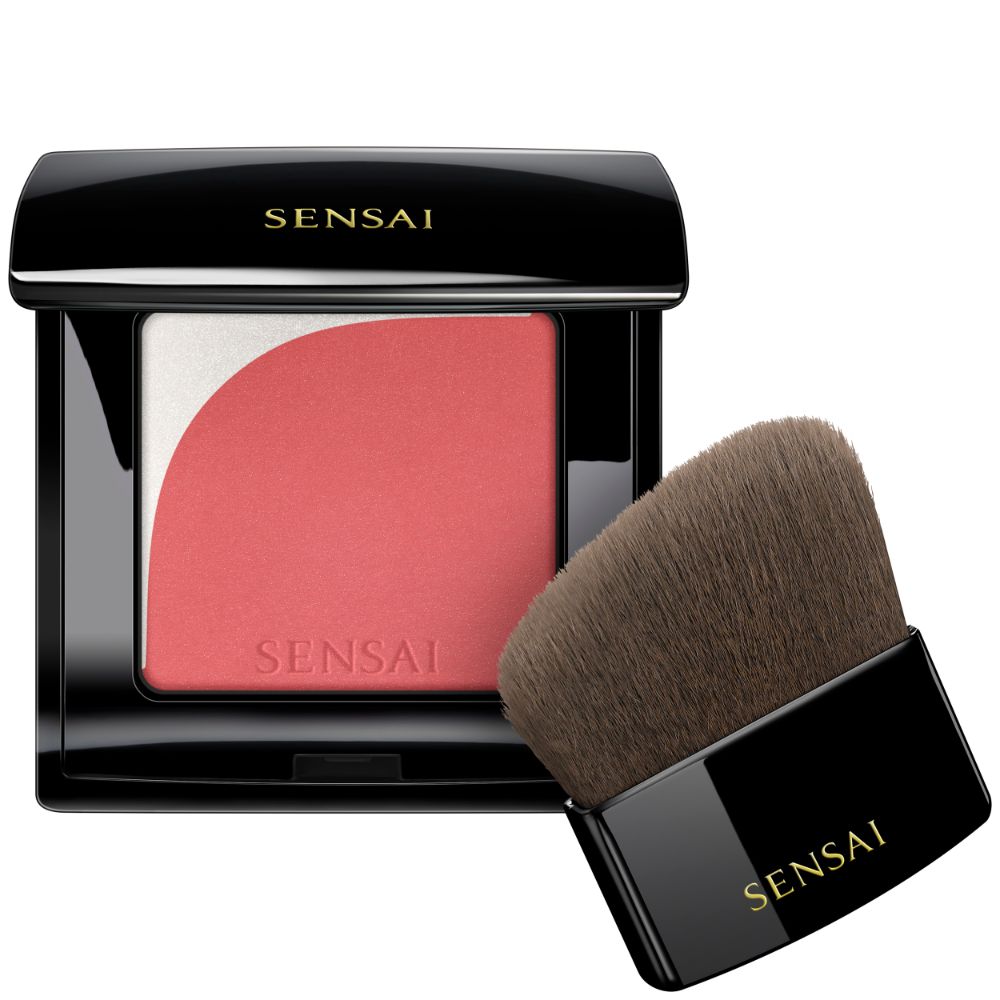 Sensai Blooming Blush 01 Blooming Mauve powder blush with brush by Sensai available at Paris Gallery Qatar