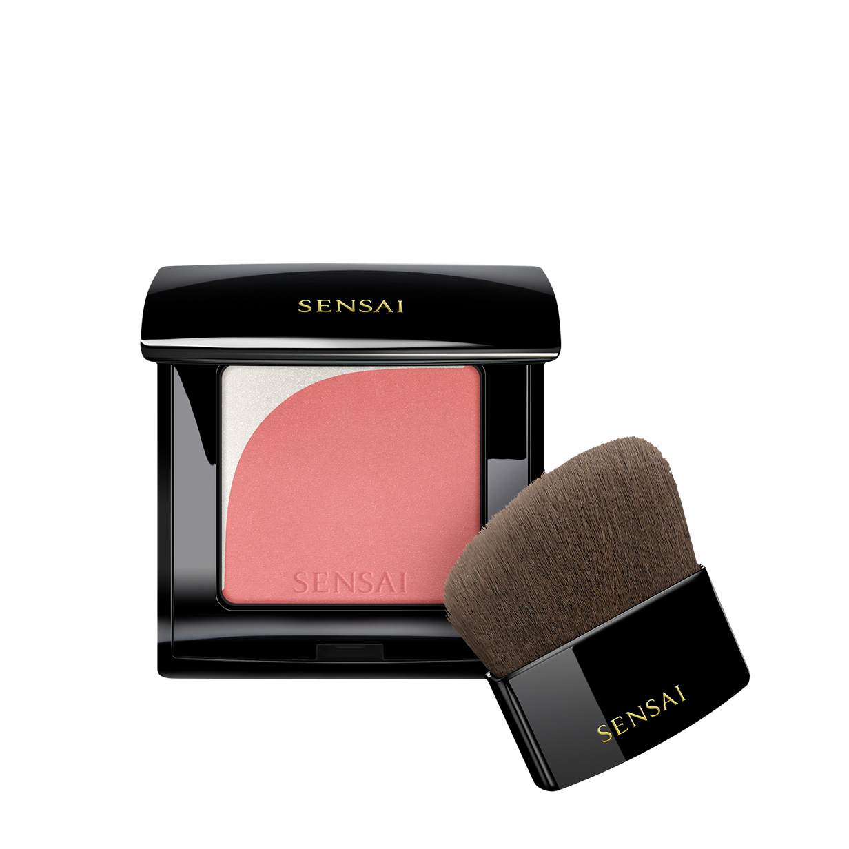 Sensai Blooming Blush 02 Blooming Peach powder blush with brush by Sensai available for online purchase at Paris Gallery Qatar
