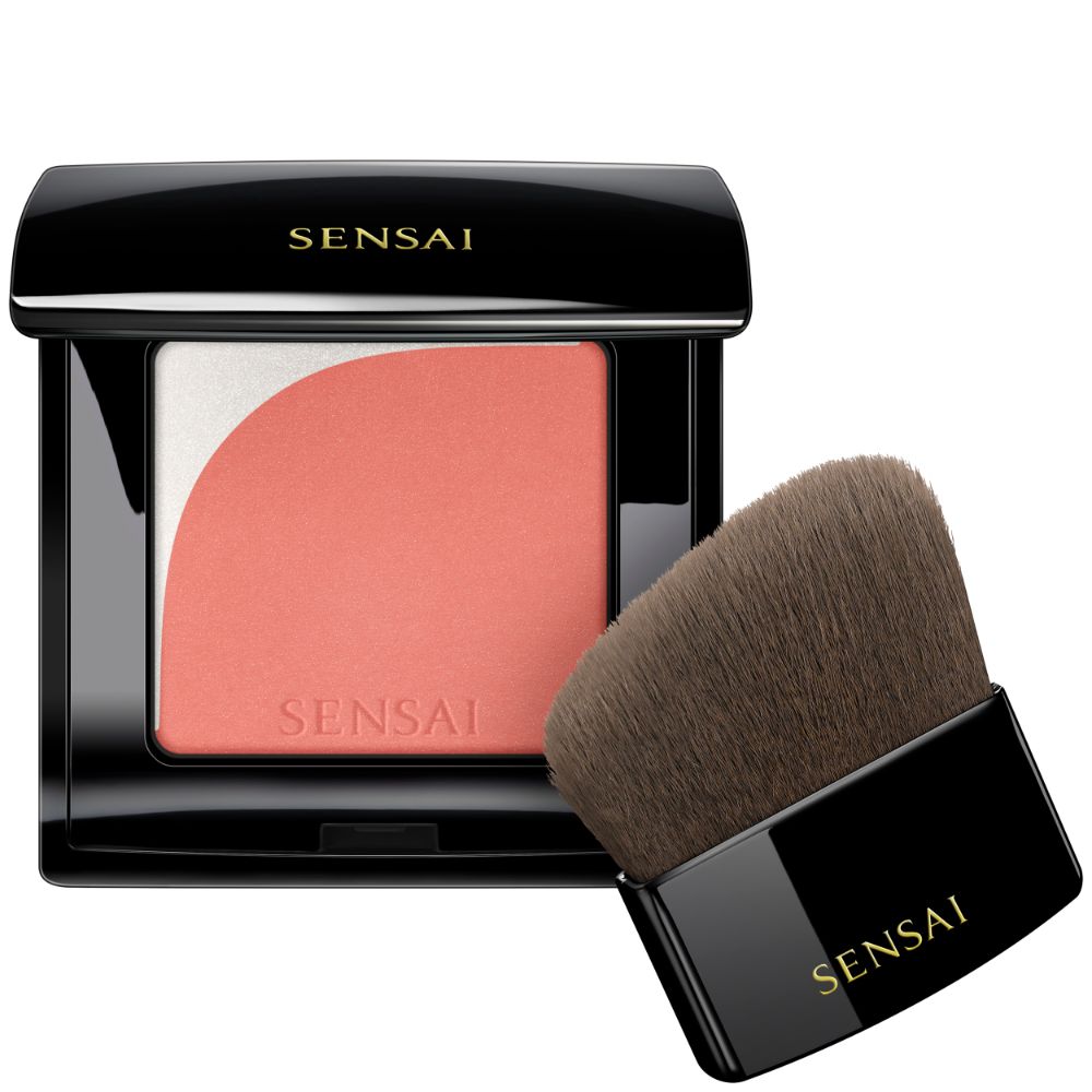 Sensai Blooming Blush 04 Blooming Orange powder blush with brush by Sensai shop the latest online at Paris Gallery Qatar