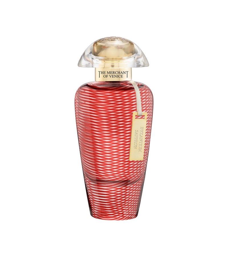 The Merchant of Venice Byzantium Saffron Eau de Parfum 100ml luxury saffron fragrance available online at Paris Gallery Qatar