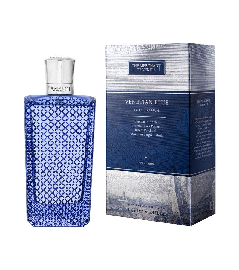 The Merchant of Venice Nobilhomo Venetian Blue Eau de Parfum 100ml Bottle & Box