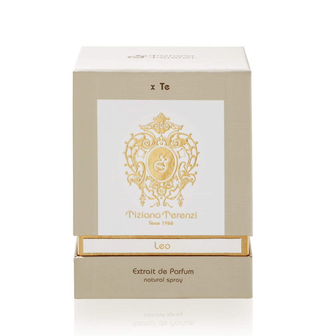 Tiziana Terenzi Leo Extrait De Parfum 100ml luxury woody amber fragrance bottle Paris Gallery Qatar Exclusive Online