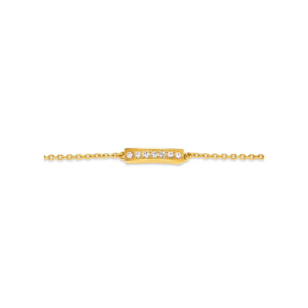 Guy Laroche Audrey Gold-Tone Crystal Bracelet