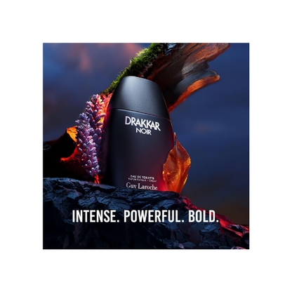 Guy Laroche Drakkar Noir Iconic Designer Fragrance - Intense &amp; Powerful Eau de Toilette,100ml
