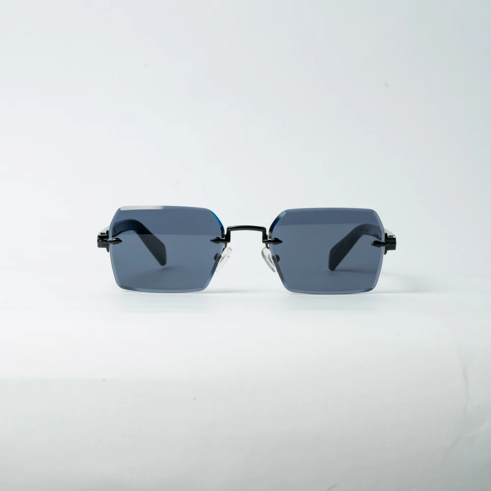 VAYO Edge Square Sunglass Black