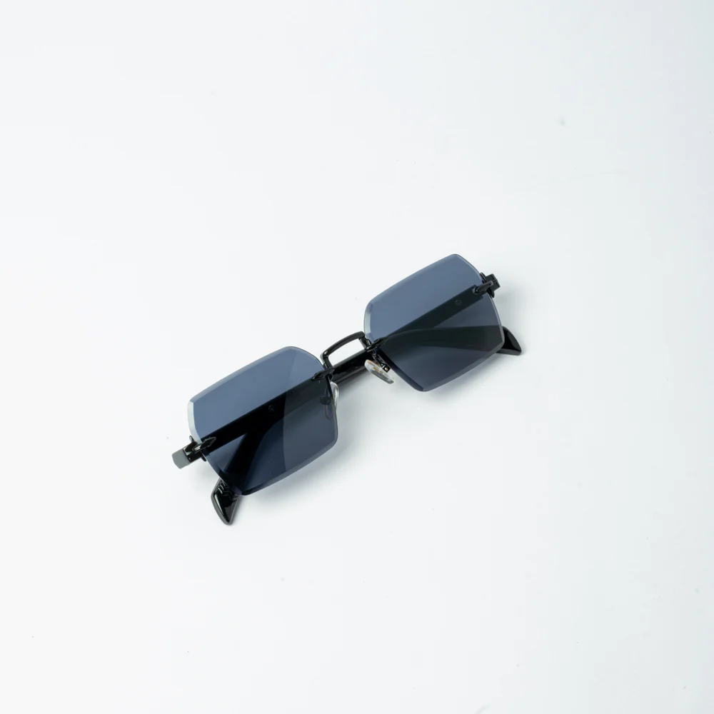 VAYO Edge Square Sunglass Black