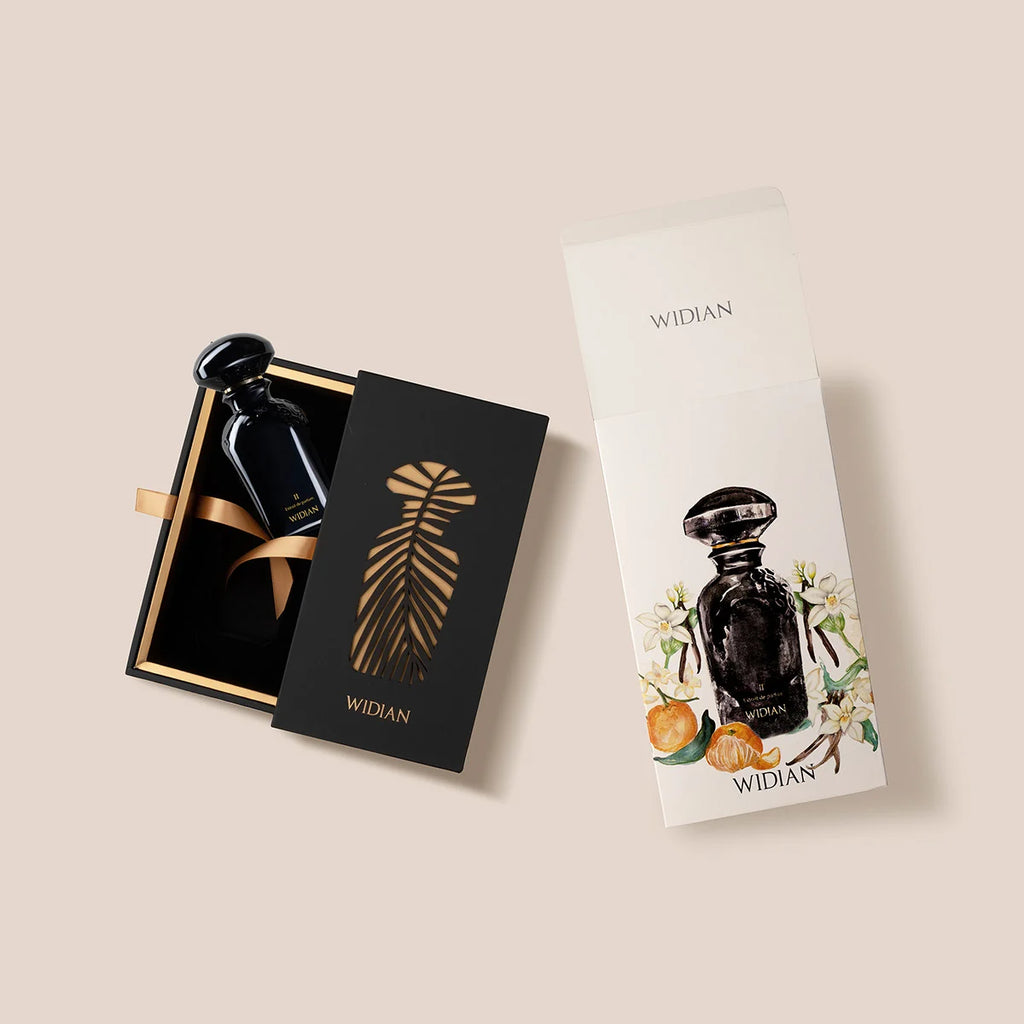 Widian Black II Extrait De Parfum 100ml luxury oriental woody fragrance bottle Paris Gallery Qatar Shop Now Online