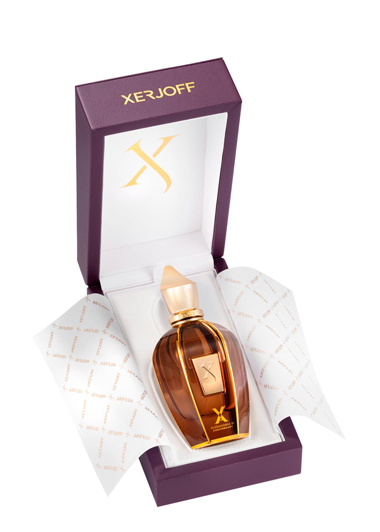 Xerjoff Alexandria II Anniversary Eau de Parfum 100ml luxury gold bottle Paris Gallery Qatar Now Online